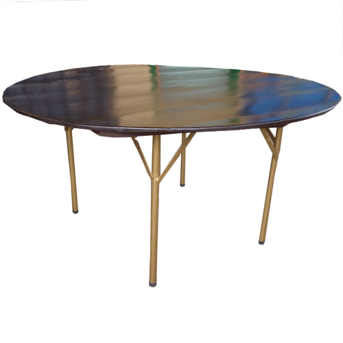 WOODEN TOP BANQUET TABLE